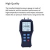 Digital Manometer Handheld HVAC Manometer Gas Air Pressure Meter Gauge