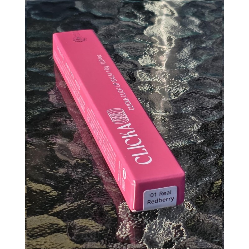 CLICKA One-Touch Retractable Tinted Lip Balm, Moisturizing Lip Gloss with