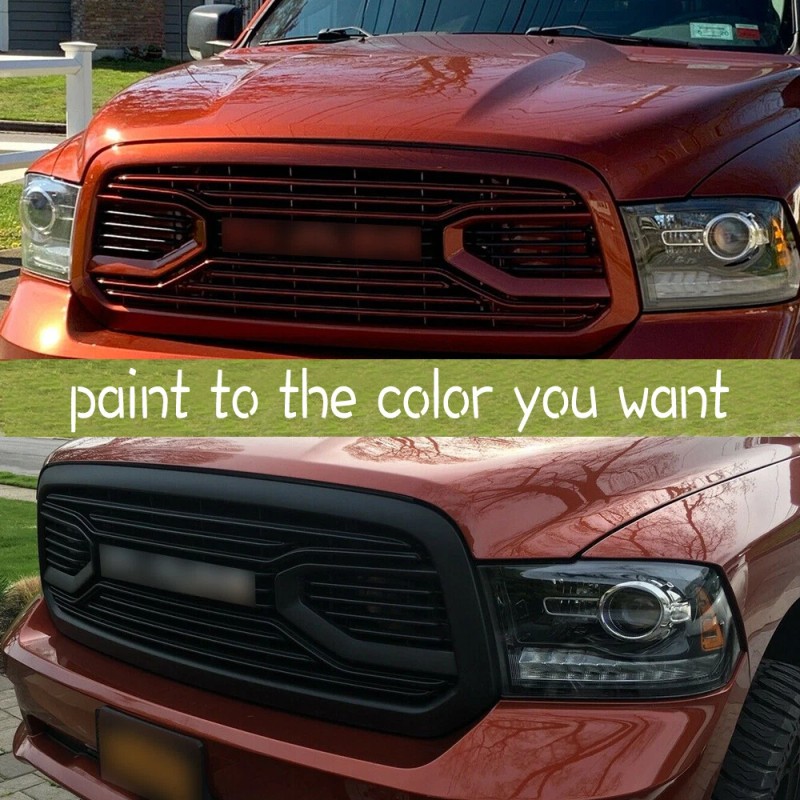 Unbranded Front Bumper Upper Grill For 2013-2018 Dodge Ram 1500