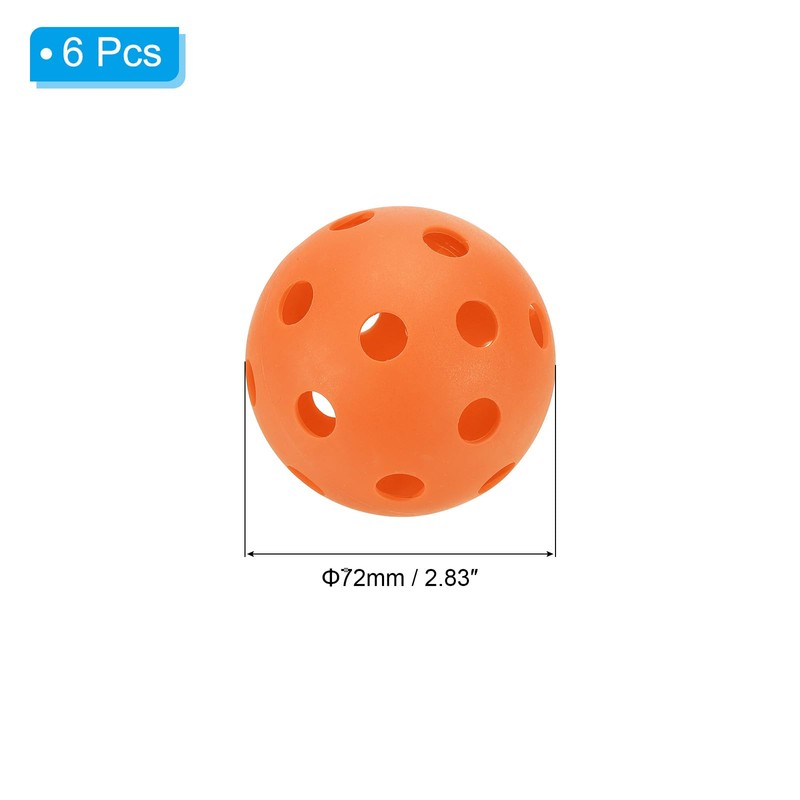 PATIKIL Golf Practice Balls, Pack of 6, 72 mm Limited