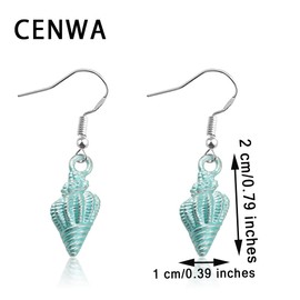 Tiny Sea Shell Earrings Boho Shell Earrings Bohemian Beach Jewelry Natural Shell Earrings Gift For Her (Sea Shell Earrings)