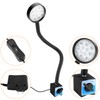 QWORK Magnetic Light, 1200 Lumens Led Machine Light, 110V-220V 12W