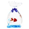 GlassOfVenice Murano Glass Aquarium Bag with Tropical Fish