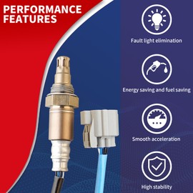 DrCax 234-9040 Oxygen O2 Sensor Upstream Heated Air Fuel Ratio 250-54045 Compatible with Honda Accord 2.4L L4 2003 2004 2005 2006 2007 Replace 36531-RAA-A01 36531-RAA-A02