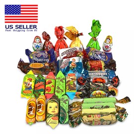 Russian Shoppe Gourmet Holiday Assortment of Chocolate Candy 1 lb | 0.45 kg