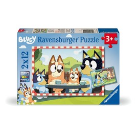 Ravensburger 12004111 Children's Puzzle-12004111 Bluey Puzzle for Children from 3 Years with 2 x 12 Pieces