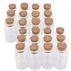 allgala 24-PK 4ml 22x40mm Glass Bottle Vial Mini Mason Jar
