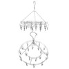 20 Clip Socks Rack Underwear Drying Hanger Stainless Steel Clothes