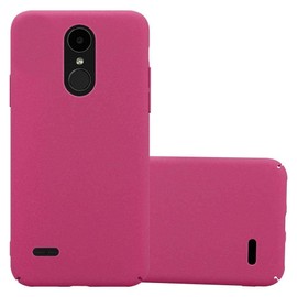 Cadorabo Case Compatible with LG K4 2017 in Frosty Pink - Shockproof and Scratch Resistent Plastic Hard Cover - Ultra Slim Protective Shell Bumper Back Skin
