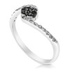Vir Jewels 1/4 cttw Black and White Diamond Composite Ring