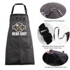 MBMSO Papa Head Chef Apron for Grandpa Apron Fathers Day
