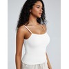 ZeroBound Camisole Built in Shelf Bra Tank Top - Basic