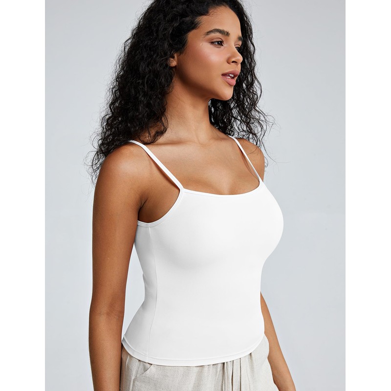 ZeroBound Camisole Built in Shelf Bra Tank Top - Basic
