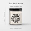 Musician Funny Candle Gift Idea for Music Lovers: Vanilla Soy