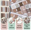 Mr. Pen- Bible Tabs, 75 pcs, Warm Mocha, Gold Foil