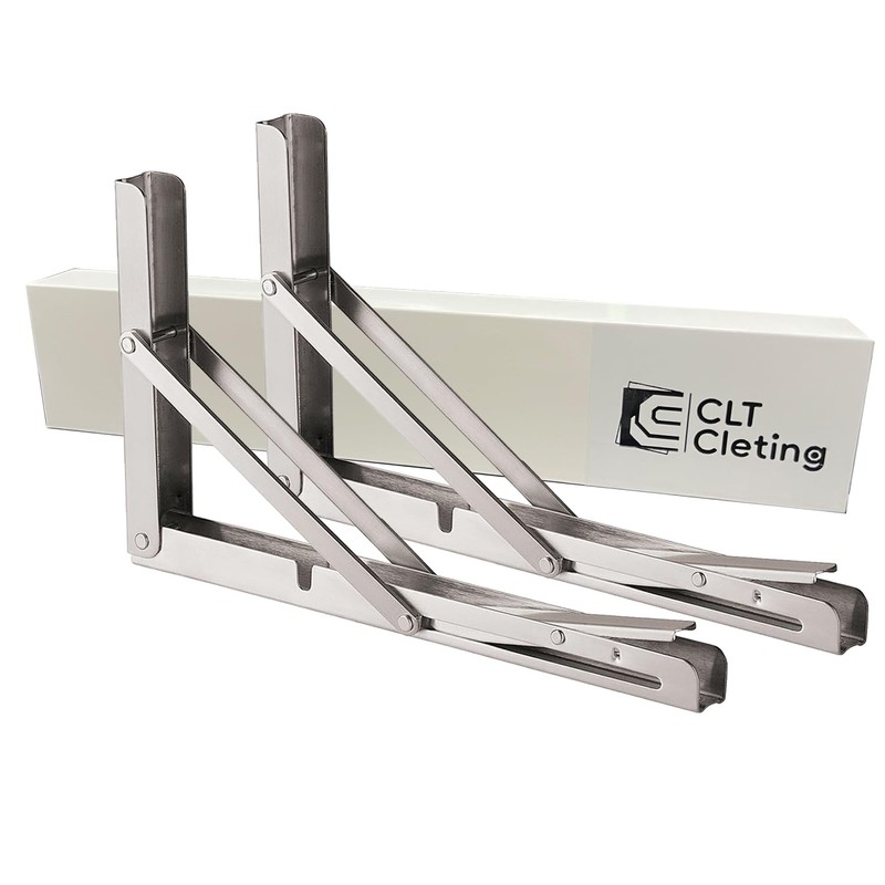 CLT Cleting 10'' Folding Shelf Brackets Max. Load 220 lb,