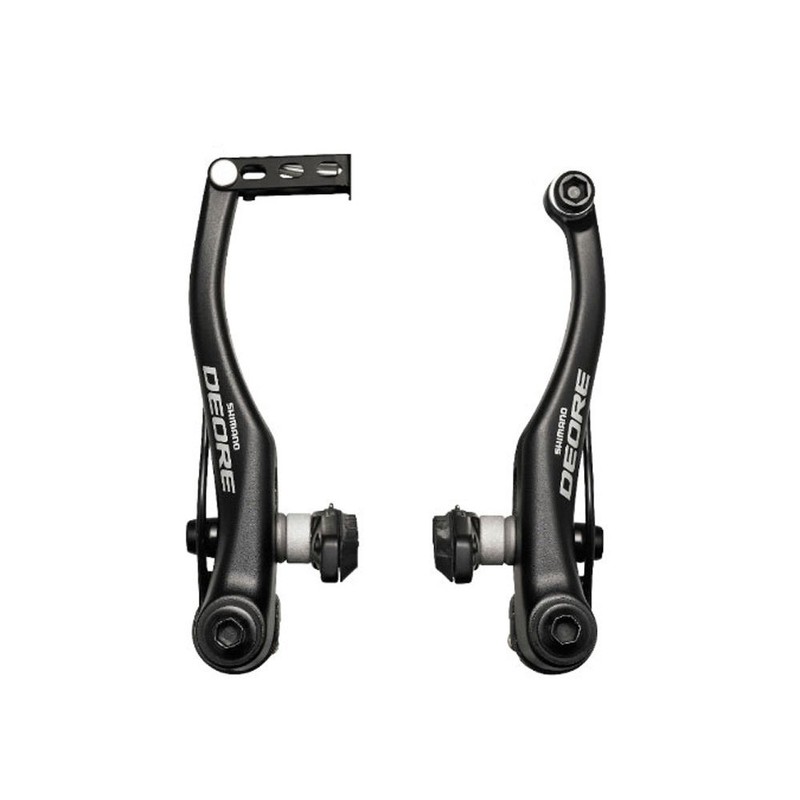 SHIMANO Deore BR-T610 V-Brakes - Black, 120 mm Front