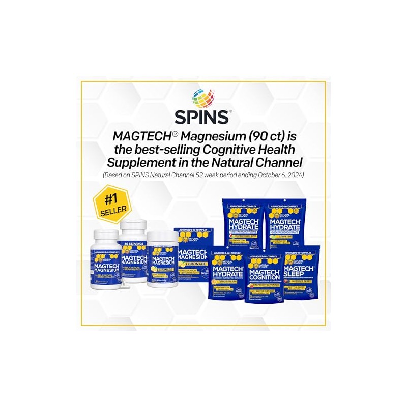 Limonada de Magnesio Natural Stacks 20 sobres