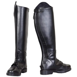 TuffRider Ladies Starter Back Zip Field Boots, Black, 8 M US