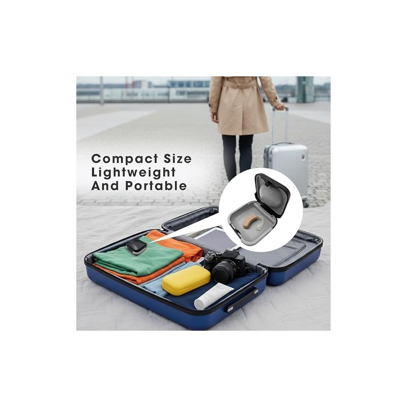 Hearing aid storage box: the hearing aid case is compatible