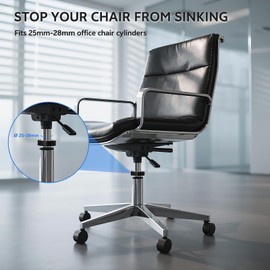 Yuspakone Fix Sinking Office Chair, Steel Gas Lift Cylinder Clamp Holder, Office Chair Saver Kit -Adjustable Steel Clamp for Office Chairs - Easy Fix, No Cylinder Replacement