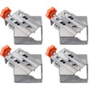 Cryfokt 4 Pcs Corner Clamp, Stainless Steel 90 Degree Right