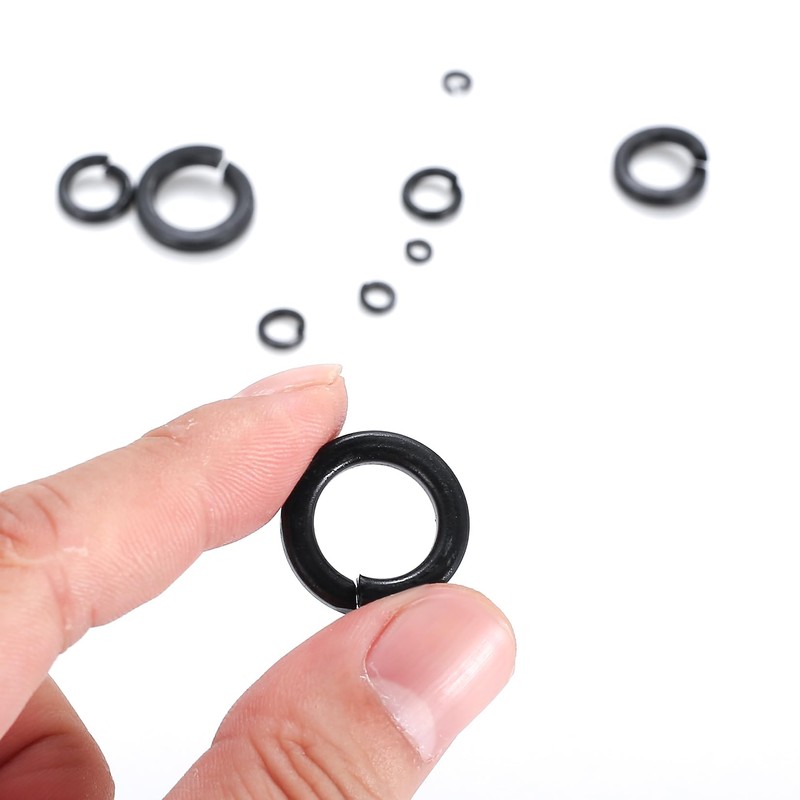 600 Pcs Spring Lock Washers, Spiral Split Washers, alloy steel
