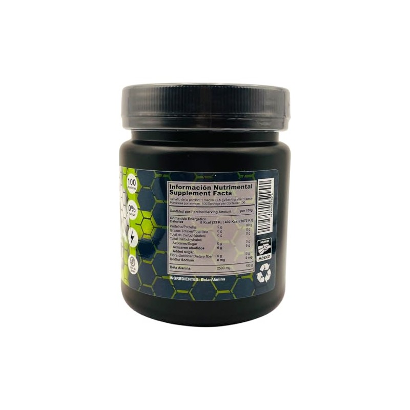 Alpha Nutrition Beta Alanina 250 gr 100 Serv | En