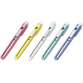 NT Cutter A-Type Cutter FA-120P (Peach Yellow White Blue Mauve Color) *As this is an assorted item, color cannot be selected
