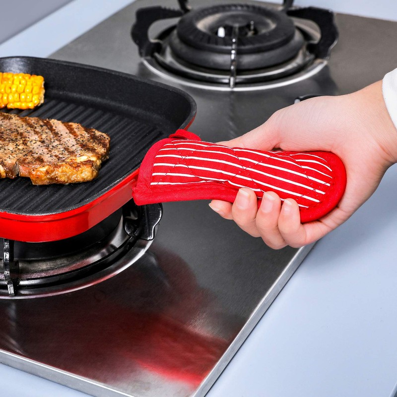 Cast Iron Skillet Handle Covers,Pot Handle Covers Heat Resistant,Pot Holders