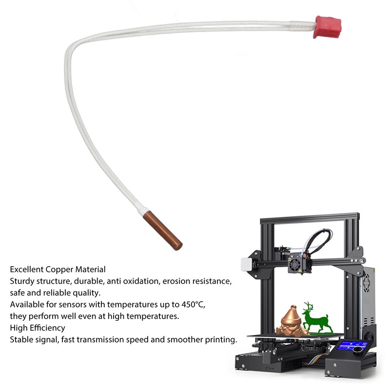 Platinum Resistance Temperature Sensor 450°C High Temperature Resistant 3D Printer