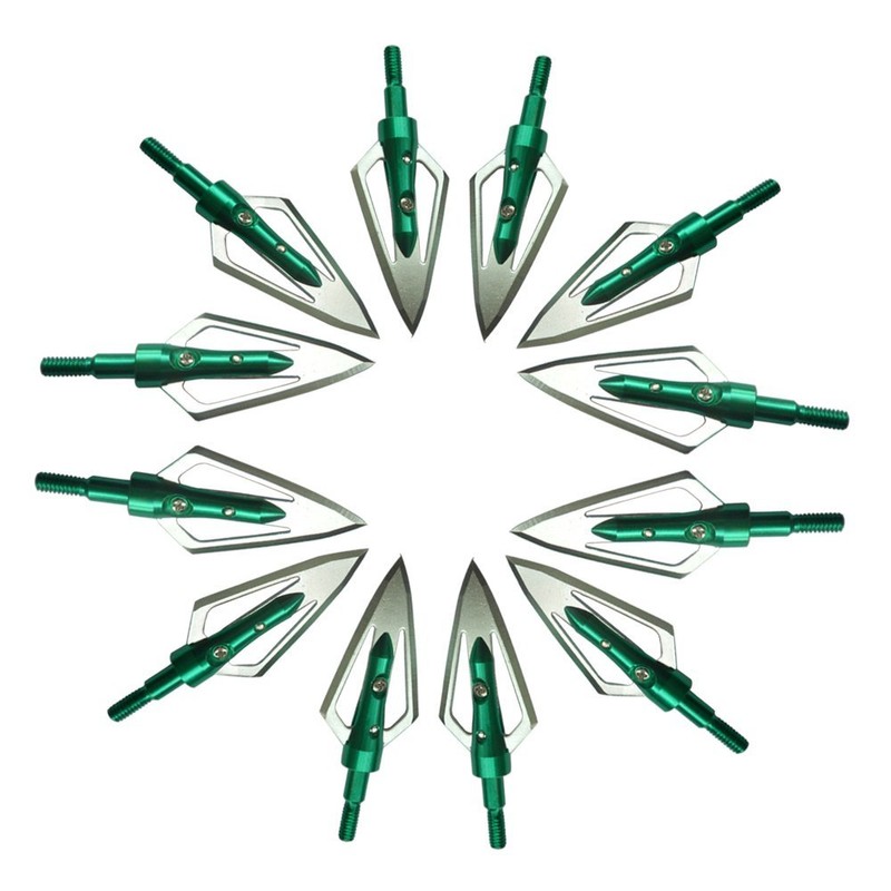 e5e10 Broadheads with Stainless Steel 2 Blades by Scalpel Material