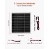 Solar Panel Battery Charger 20W 12V MPPT Waterproof IP67 Adjustable