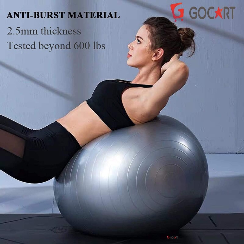 GOCART WITH G LOGO Anti Burst Yoga Ball & Gym
