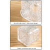 2PCS 50ml/1.7oz Empty Clear Square Glass Diffuser Bottle Diffuser Jars