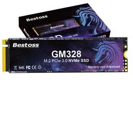 GM328 1TB NVMe M.2 2280 SSD, PCIe Gen3 3D NAND Internal Solid State Drive, Dynamic SLC Cache, Up to 3500MB/s, for Students, Office Work, Gaming, Home Entertainment, Compatible with Desktop or Laptop