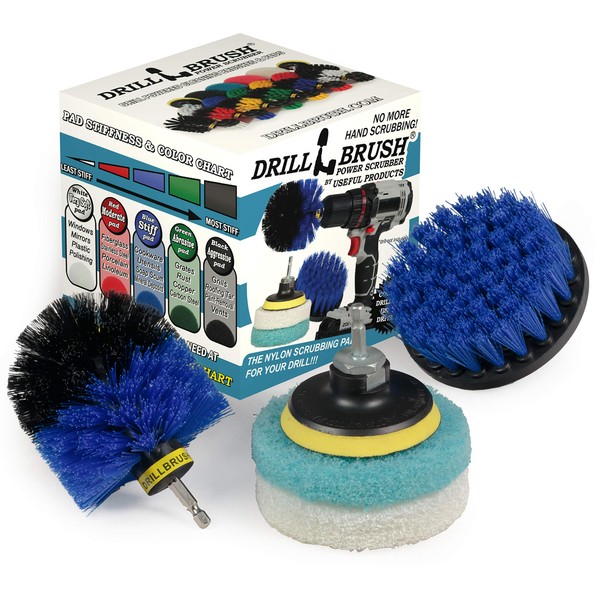 All Purpose Cleaner - Indoor - Drill Brush - Scouring Pad - Kit - Cleaning Supplies - Kitchen -Stove - Cooktop - Pots and Pans - Oven - Flooring - Bathroom - Scrub Brush - Shower Cleaner - Bathtub