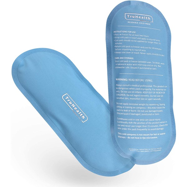 Thrive Soft Ice Pack (2 Pack) - Gel Ice Pack Cold Compress - Reusable Reusable Ice Pack for Injuries â Ice Pack for Pain Relief, Rehabilitation