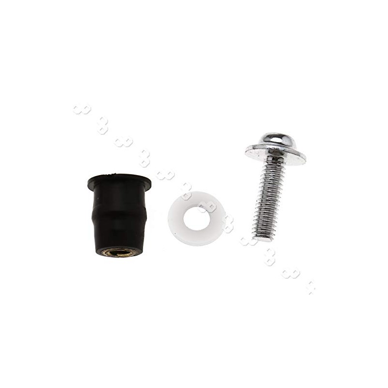 Micro Traders 16mm M5 Aluminium Motorcycle Windshield Fastener Bush Fairing