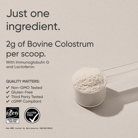Sports Research® Bovine Colostrum Powder – Easy to Mix, Single Ingredient Superfood – Immunity Support & Gut Health w/IgG Antibodies - U.S. Sourced · Non-GMO · Gluten Free - 75 Servings (Unflavored)