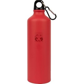 C.A.O. Art Water Bottle 0.75 Litres Aluminium Red Height 25 cm Diameter 7.3 cm