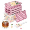 Optish 3 Pack Ice Trays for Freezer, 99 PCS Ice