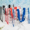 Clear Beach Tote Bag for Vacation & Water Fun - Double Layer Design cd12 Free Size/Red * 31.5*30*15.5 20ea