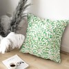 HUASHUZI Cushion Covers William Morris 40x40cm Green Leaf Decorations Double