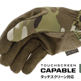 Mechanix Wear FFTAB-78-010 FastFit, Touch Screen Compatible, EN388:2121, Washable, Multi Camouflage, L
