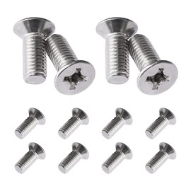 Ohleats 12 tornillos de rotor de disco de freno de acero inoxidable, kit de tornillos de retención delantero y trasero del coche, reemplaza 936000-6014-0H para K3, ciudad, cívico, Accord, Odyssey,