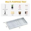 Silicone Bathroom Tray,Shatterproof Silicone Tray for Bathroom Counter,Small Vanity Tray