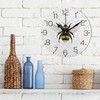 Moyyo Bee Wall Clock Silent Non Ticking Wall Clock Vintage