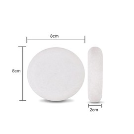 LHYILSWQ 2 Pcs White Marble Cold Stone Hot Massage Stones Rock Spa Massagers Stones for Women&men 3.14 * 3.14in
