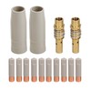 14Pcs 15Ak New Coating Protection Nozzle Set,Non-Stick Welding Slag Airless